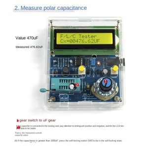 Capacitance & Inductance Meter with Frequency Measurement DIY Electronic Kit 8051 MCU Based Solderable Robotics Bangladesh