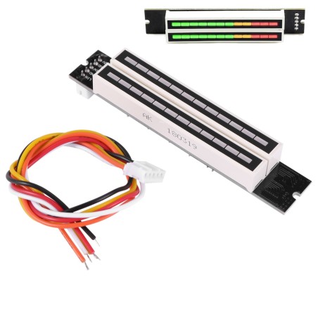 Double 12-Bit Dual-Channel LED Music Spectrum Level Indicator Robotics Bangladesh