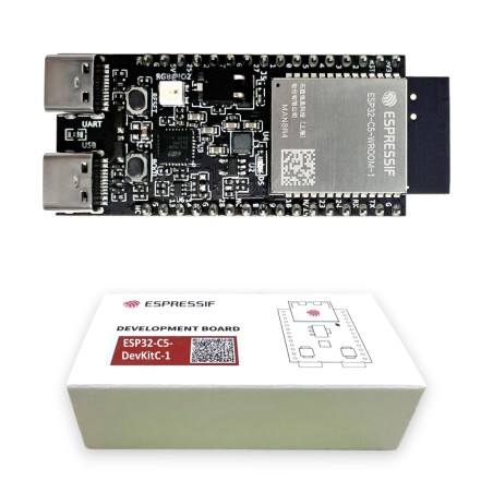 Espressif 2.4 & 5 GHz Dual-Band Wi-Fi 6 ESP32-C5-DevKitC-1-N8R4 Robotics Bangladesh