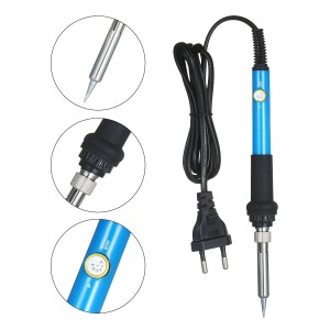 Soldering Iron Kit 220V 60W Adjustable Temperature Generic Robotics Bangladesh