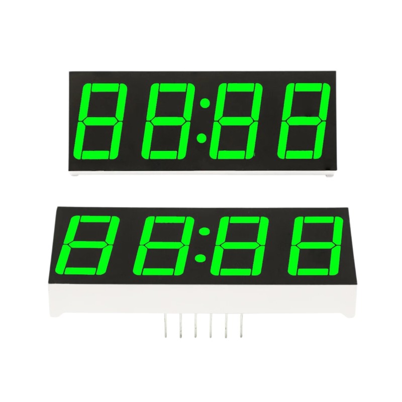 0.56 Inch 4 Digit 7 Segment Green Common Anode Clock Display Robotics Bangladesh