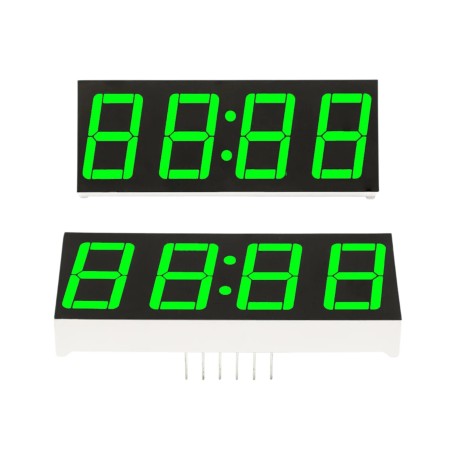 0.56 Inch 4 Digit 7 Segment Green Common Anode Clock Display Robotics Bangladesh