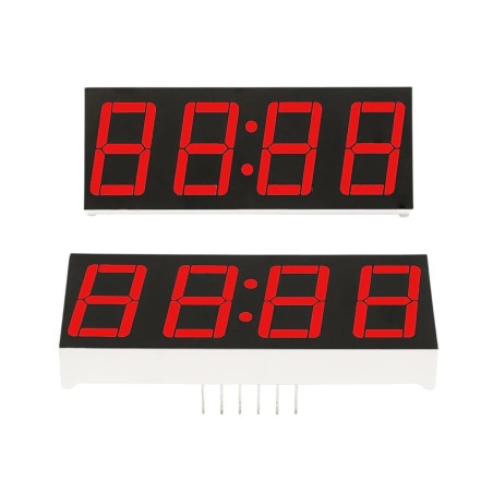 0.56 Inch 4 Digit 7 Segment Red Common Cathode Clock Display Robotics Bangladesh