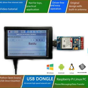 A7670G 4G LTE USB Dongle with TTS Voice, Call, SMS, Data Support for Raspberry Pi Robotics Bangladesh
