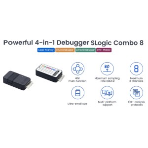 Sipeed SLogic Combo 8 Kit Logic Analyzer Serial Port DAP-Link & CK-Link 4-in-1 Debugging Tool Robotics Bangladesh