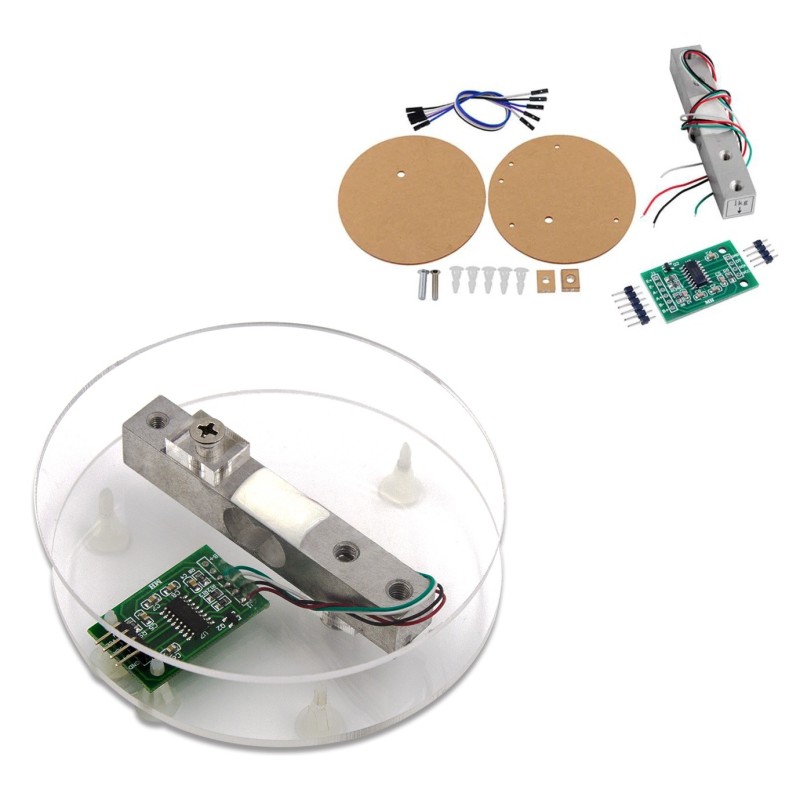 Digital Scale Weighting Kit with Load Cell and HX711 Amplifier Robotics Bangladesh