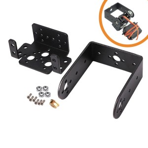 2 DOF Short Pan and Tilt Servo Bracket Mount Kit Robotics Bangladesh
