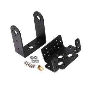 2 DOF Short Pan and Tilt Servo Bracket Mount Kit Robotics Bangladesh