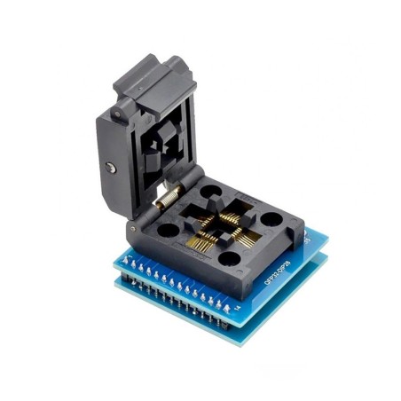 LQFP32 to DIP28 Adapter Socket Compatible with ATMEGA8/ATMEGA328 Series Robotics Bangladesh