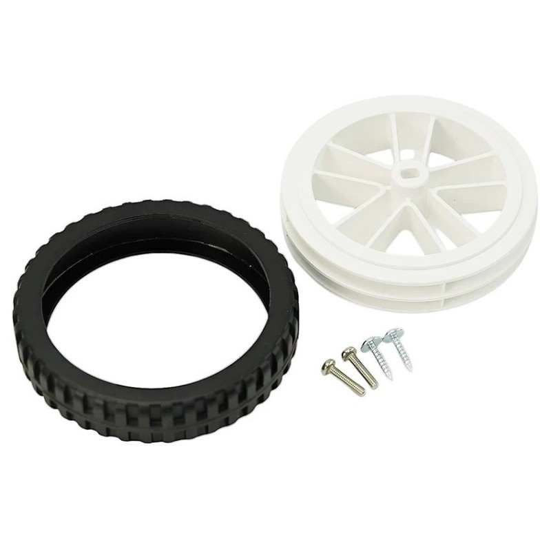 D80mm Silicone Wheel For TT Motor (Single) Robotics Bangladesh