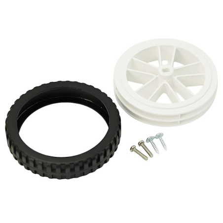 D80mm Silicone Wheel For TT Motor (Single) Robotics Bangladesh
