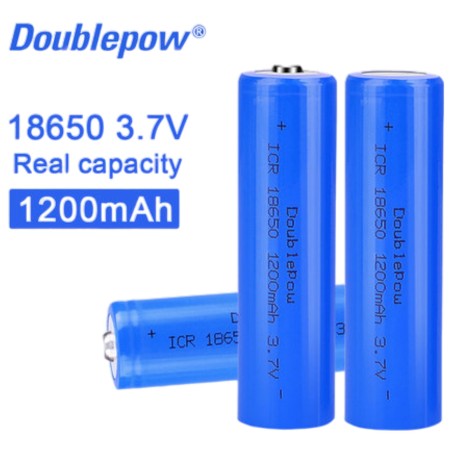 Doublepow 18650 3.7V 1200mAh True Capacity Battery Robotics Bangladesh