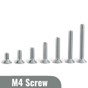 M4x10 Flat head Screw (Pack of 5) Robotics Bangladesh
