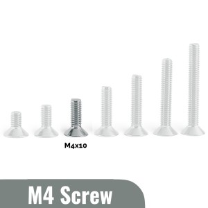 M4x10 Flat head Screw (Pack of 5) Robotics Bangladesh