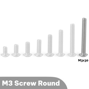M3x30 Round head Screw Robotics Bangladesh