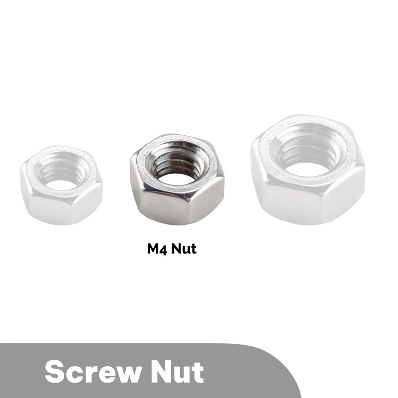 M4 Nut (Pack of 5) Robotics Bangladesh