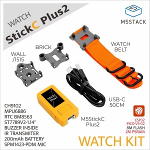 M5Stack Official M5StickC PLUS2 ESP32 IoT Development Kit with Watch Strap Robotics Bangladesh