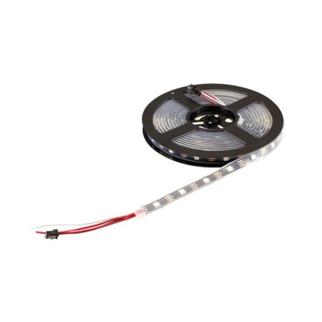 5M Addressable RGB LED Strip WS2812B 30 Per Meter Black Strip Weatherproof Robotics Bangladesh