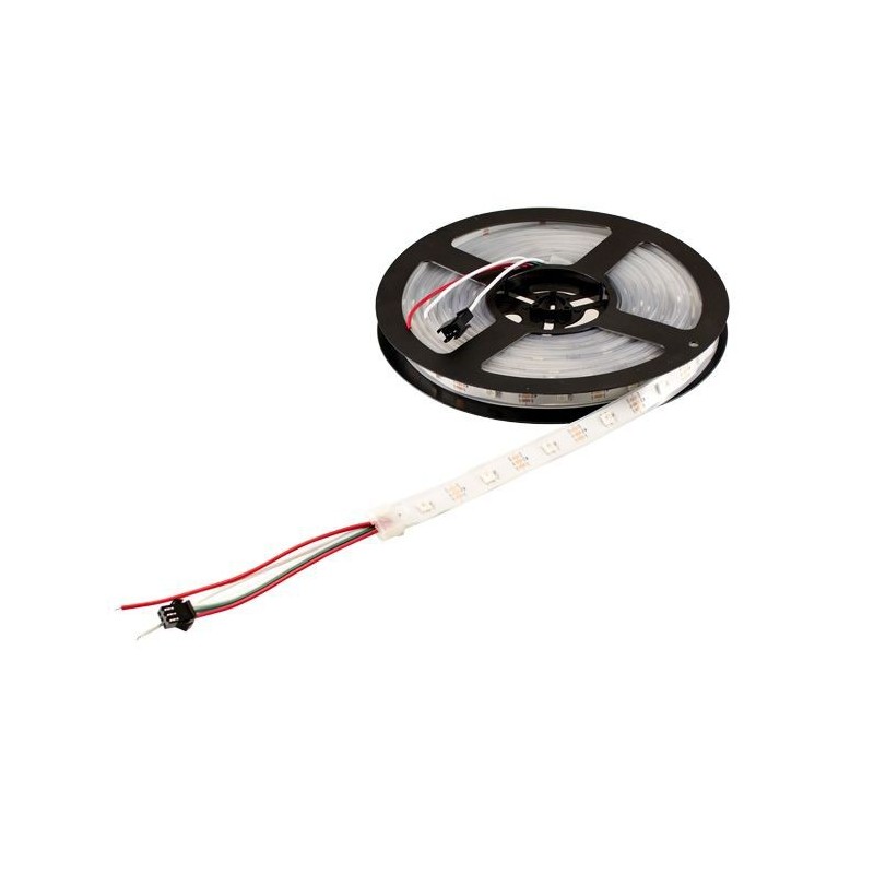 5M Addressable RGB LED Strip WS2812B 30 Per Meter White Strip Weatherproof Robotics Bangladesh