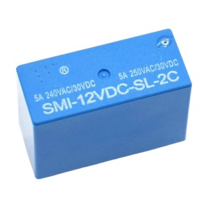 Power Relay SMI-12VDC-SL-2C 12V 5A 8-Pin Robotics Bangladesh