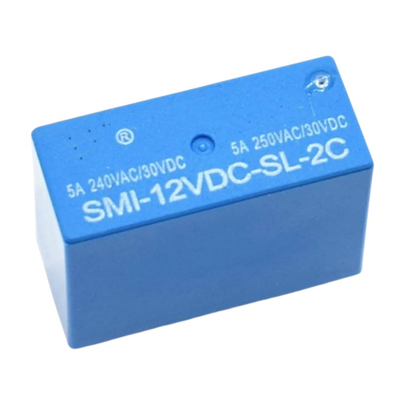 Power Relay SMI-12VDC-SL-2C 12V 5A 8-Pin Robotics Bangladesh
