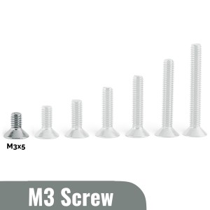 M3x5 Flat Head Screw Robotics Bangladesh