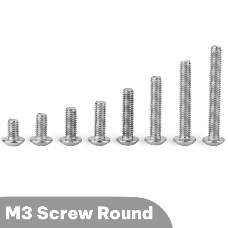 M3x18 Round head Screw Robotics Bangladesh