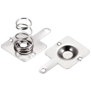 Battery Spring Plate Connector 10×9mm Nickel-Plated Robotics Bangladesh