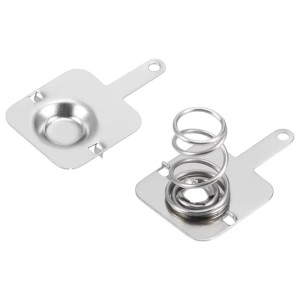 Battery Spring Plate Connector 10×9mm Nickel-Plated Robotics Bangladesh