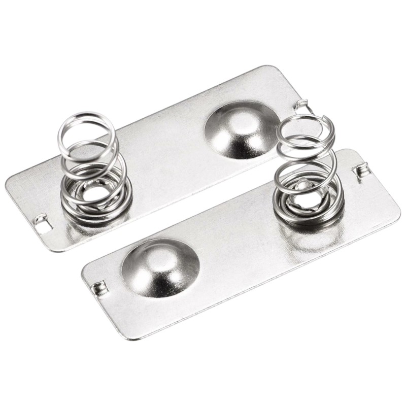 Battery Spring Plate Connector 30×11mm Nickel-Plated Robotics Bangladesh