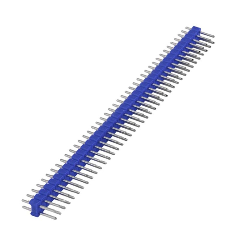 Male Pin Header Double Row 2x40 Blue Robotics Bangladesh