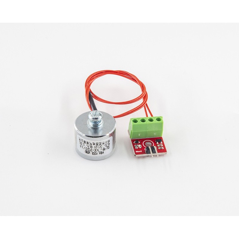 High-Power Circular DC Electromagnet with Driver Module Robotics Bangladesh