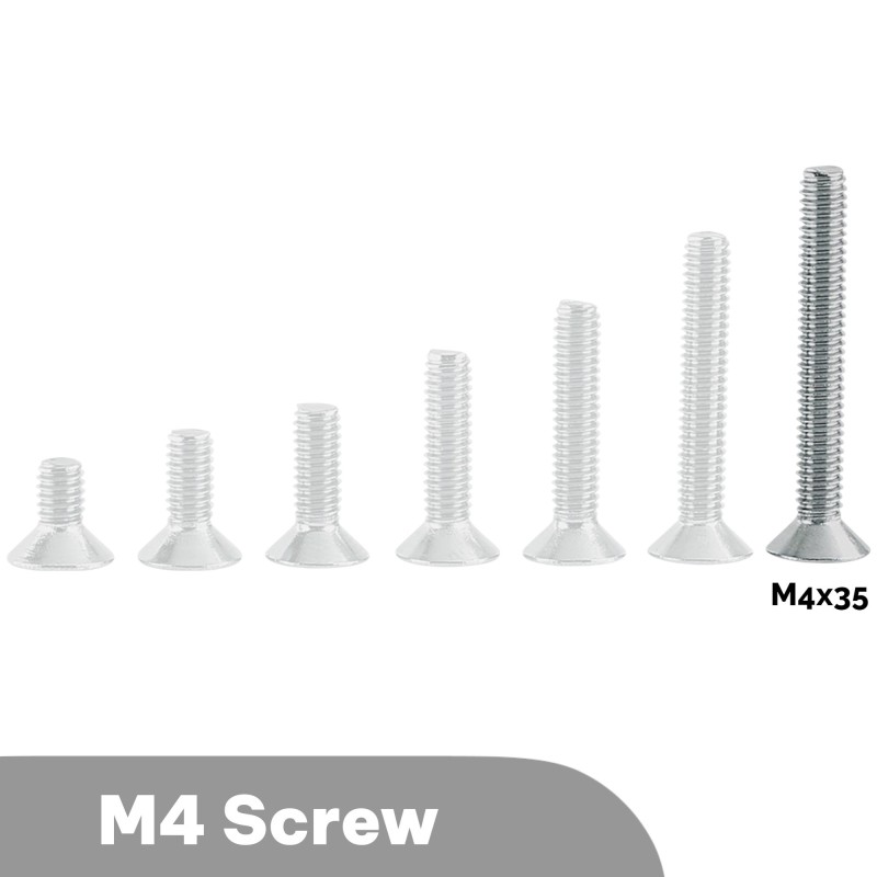 M4x35 Flat head Screw Robotics Bangladesh
