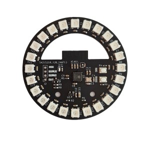 ESP32-C3 RGB LED Ring Development Board WS2812B Circular Smart Light Board Robotics Bangladesh