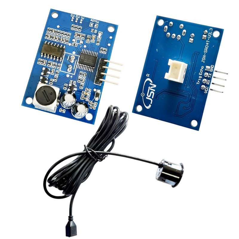 JSN-SR04T V3.3 Waterproof Integrated Ultrasonic Ranging Sonar Sensor Module Robotics Bangladesh