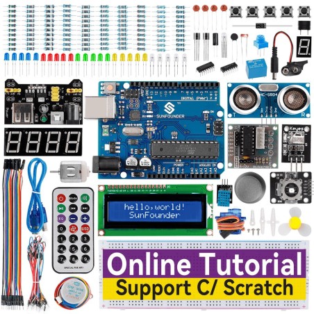 SunFounder Starter Kit for Arduino Uno R3 Robotics Bangladesh