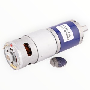 PG42-775 High Torque Gear Motor 18V 90RPM (45 kgcm Torque) Robotics Bangladesh
