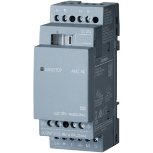 Siemens LOGO! AM2 AQ Expansion Module 6ED1055-1MM00-0BA2 – 2 Analog Outputs (0–10V / 0–20mA) Robotics Bangladesh