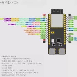 ESP32-C5 Dual-Band WiFi 6 Development Board Robotics Bangladesh