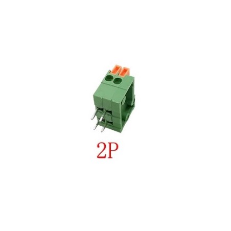 KF141R 2.54mm Right Angle PCB Spring Terminal Block 2Pin Robotics Bangladesh