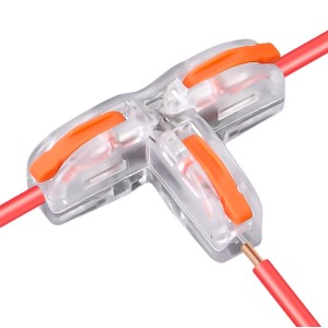 T Shape Wago Compatible T Type Wire Connector Robotics Bangladesh
