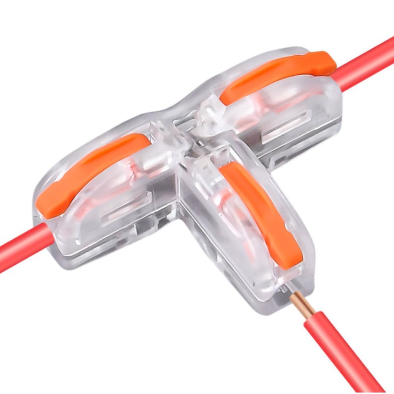 T Shape Wago Compatible T Type Wire Connector Robotics Bangladesh