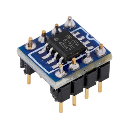 OPA627AU Dual Single Op-Amp to Dual Op-Amp DIP Adapter Module Robotics Bangladesh