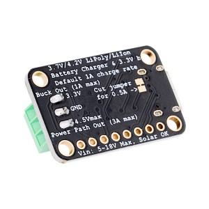 BQ25185 USB / DC / Solar Li-ion Battery Charger with 3.