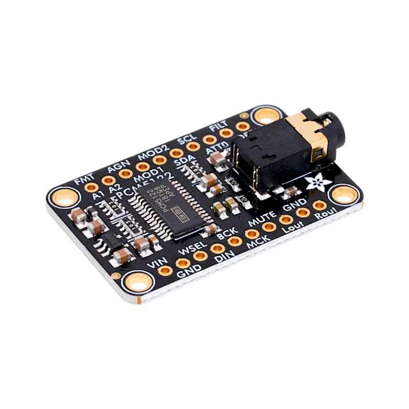 PCM5122 I2S Stereo DAC with Line-Level Output (HW / I2C / SPI Configurable) Robotics Bangladesh