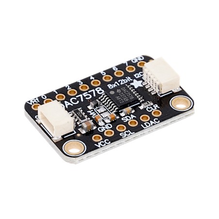 DAC7578 8-Channel 12-Bit I2C DAC Module – STEMMA QT / Qwiic Compatible Robotics Bangladesh