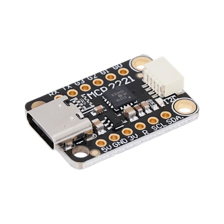 MCP2221A USB to GPIO ADC I2C Converter Module – STEMMA QT / Qwiic Compatible Robotics Bangladesh