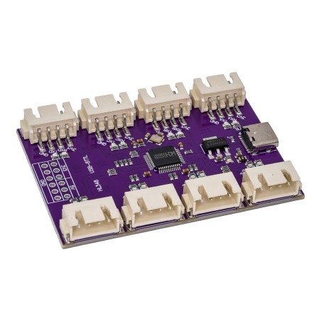 CH348 USB to 8-Channel TTL Serial Converter (Type-C, High-Speed) Robotics Bangladesh