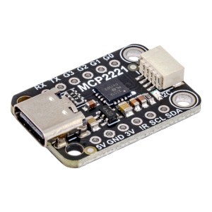 MCP2221A USB to GPIO ADC I2C Converter Module – STEMMA QT / Qwiic Compatible Robotics Bangladesh