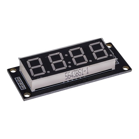 TM1637 0.56-Inch 4-Digit Seven-Segment LED Display Module (Red) Robotics Bangladesh